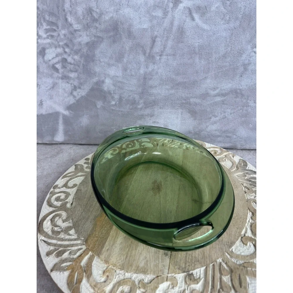 Anchor Hocking Glass Casserole‎ Dish Green 2 Liter Baking Dish